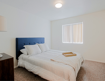 Plush carpeted floors